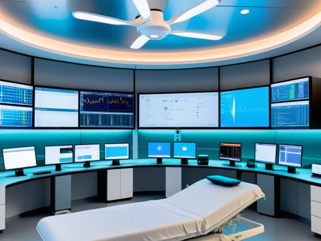 Avanzada sala de UCI con soluciones de IA de código abierto para monitoreo en tiempo real, mostrando eficiencia e innovación médica