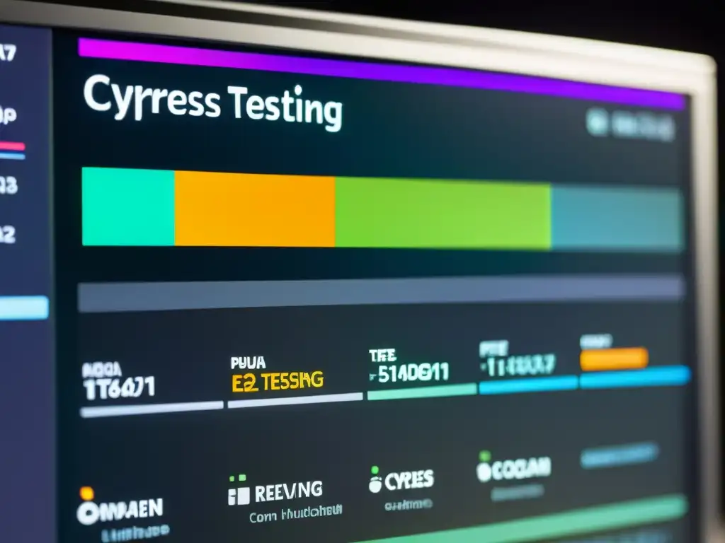 Captura de pantalla detallada de la interfaz de prueba de Cypress, resolviendo problemas en Tests E2E en aplicaciones web de código abierto