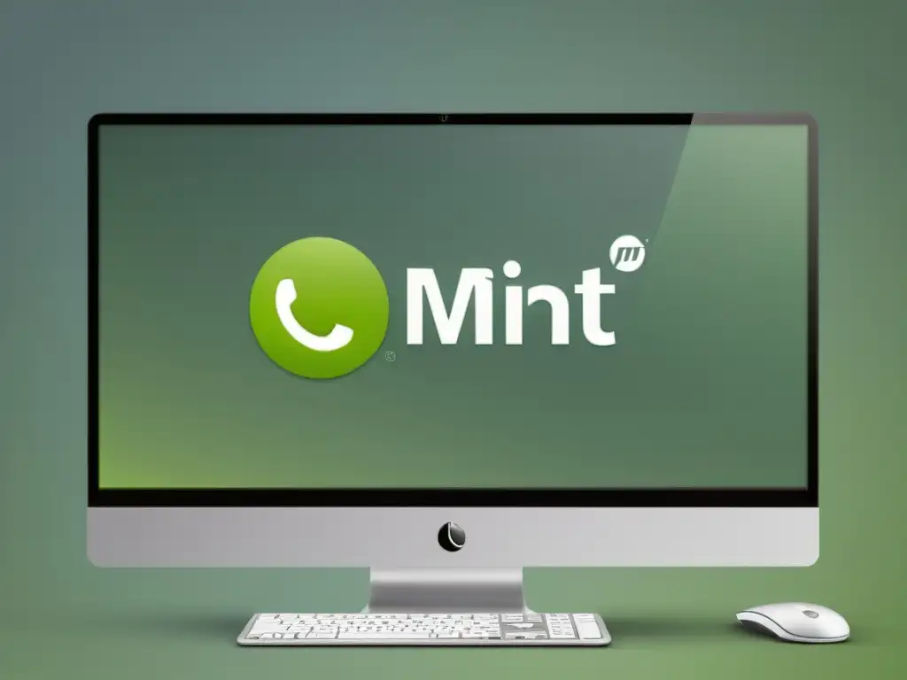 Captura de pantalla elegante y moderna de Linux Mint, una de las mejores distribuciones de código abierto, con un diseño intuitivo y profesional