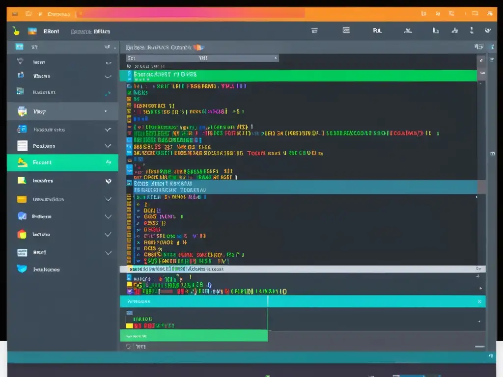 Captura de pantalla del moderno IDE JetBrains Rider para exploración 