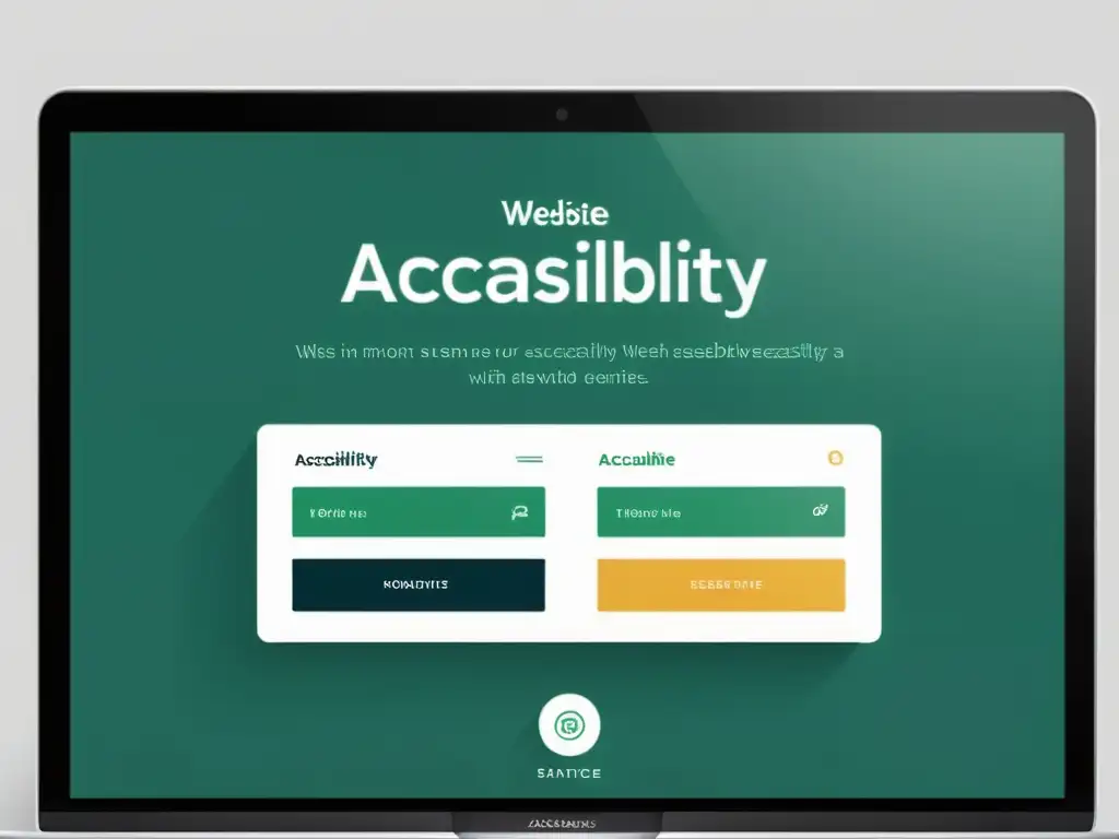 Captura de pantalla de un sitio web moderno y accesible con CMS de código abierto