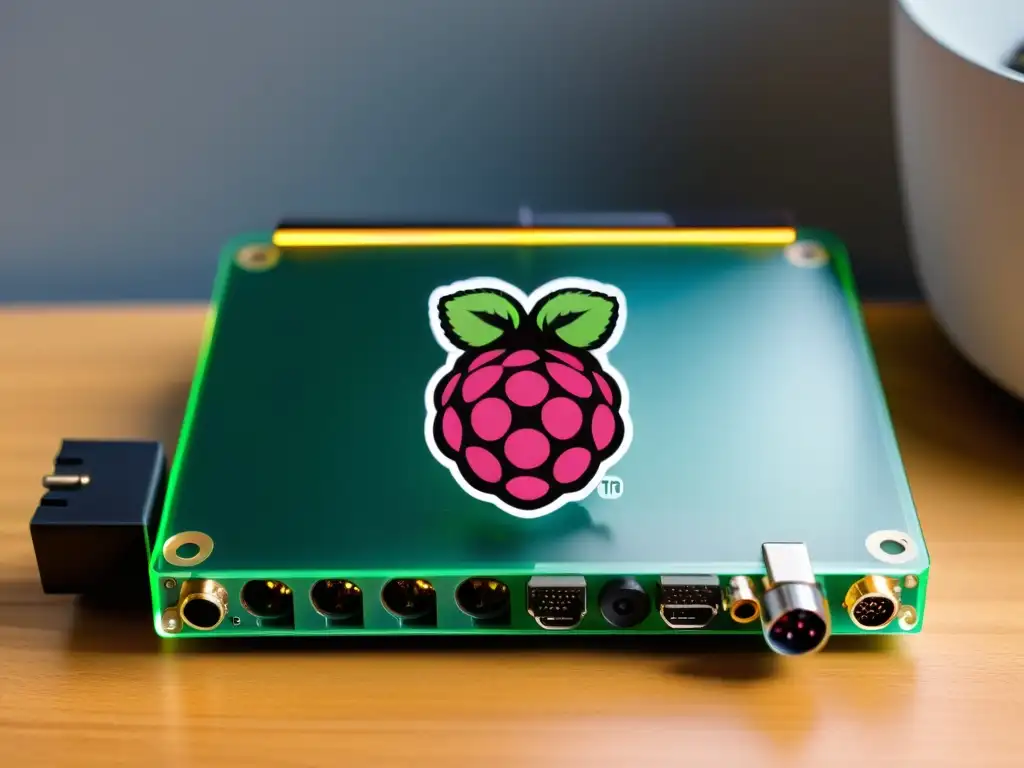 Centro Multimedia con Raspberry Pi integrado en un sistema de entretenimiento hogareño moderno y elegante