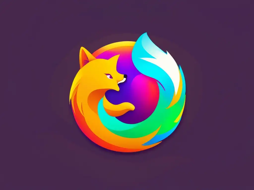 Collage del logo de Mozilla Firefox, mostrando su evolución y espíritu innovador en la comunidad de código abierto