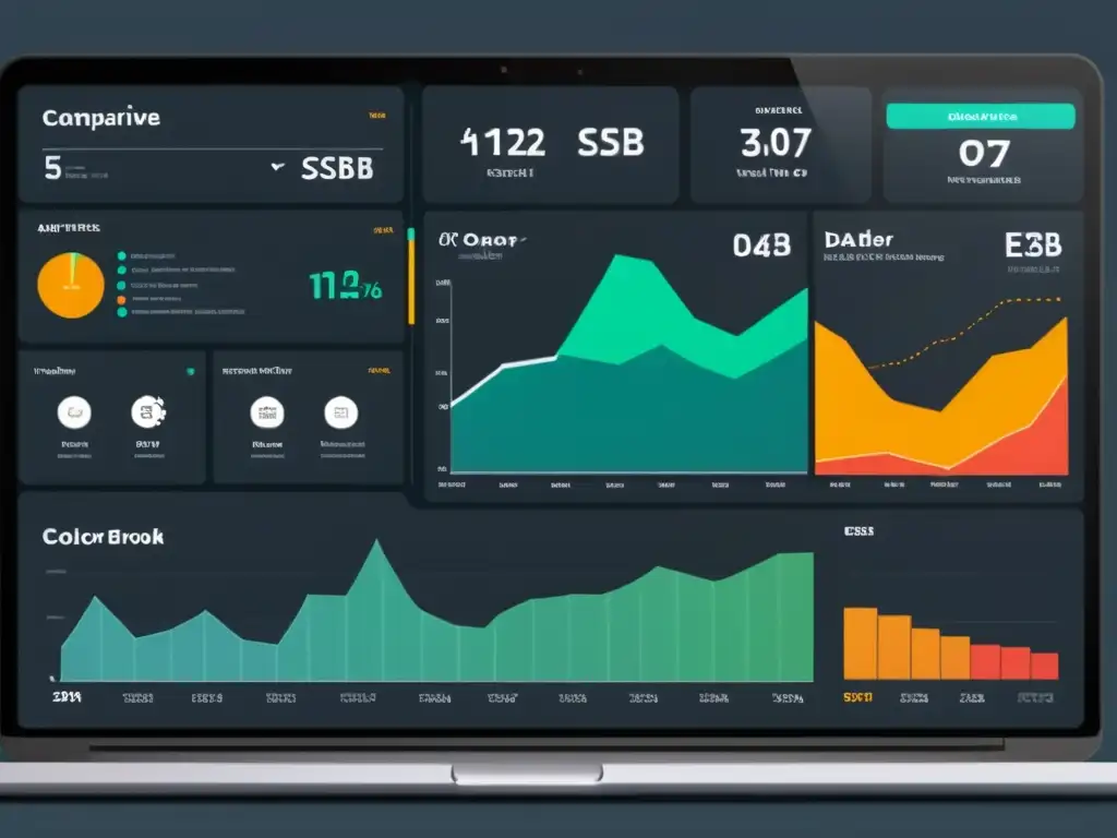 Comparativa herramientas código abierto ESB: Panel moderno con datos analíticos y gráficos dinámicos para ESB, API managers y message brokers