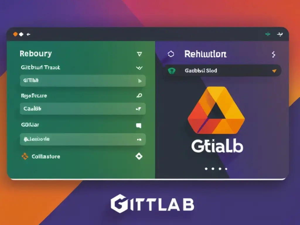 Comparativa GitLab vs GitHub: Imagen de alta resolución mostrando interfaces modernas y detalladas