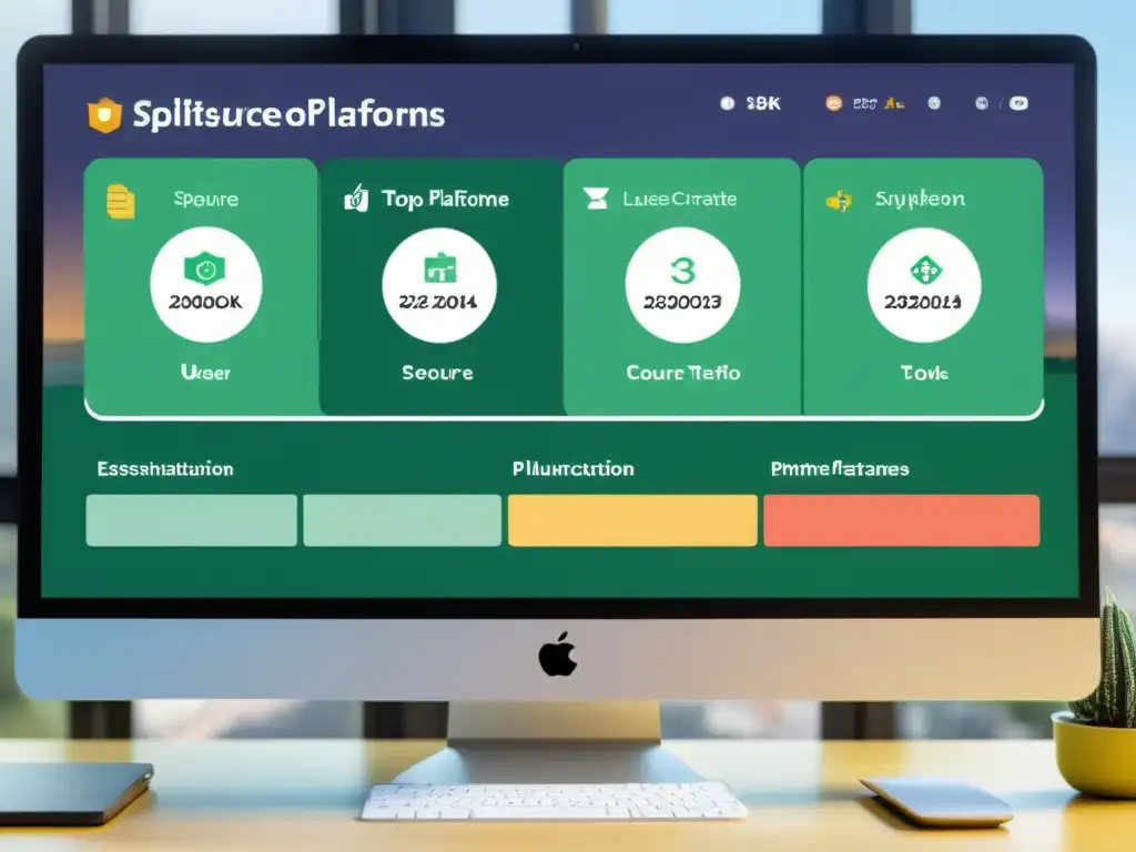 Comparativa de interfaces de plataformas educativas de código abierto 2023 en 8k