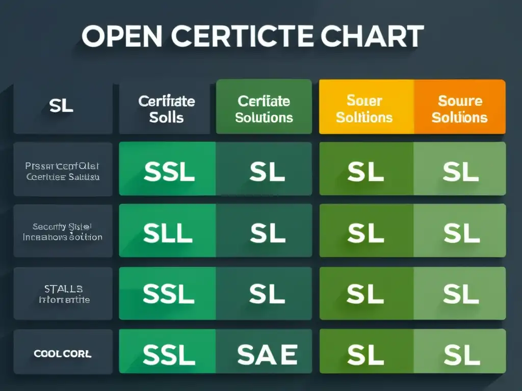 Comparativa moderna de Opciones Open Source Certificados SSL con diseño profesional e informativo