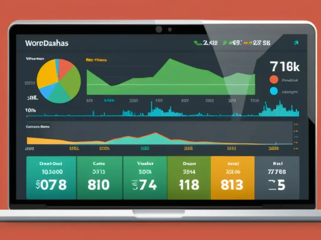 Comparativa de rendimiento de WordPress, Drupal y Joomla en paneles digitales modernos con datos en tiempo real y gráficos visuales