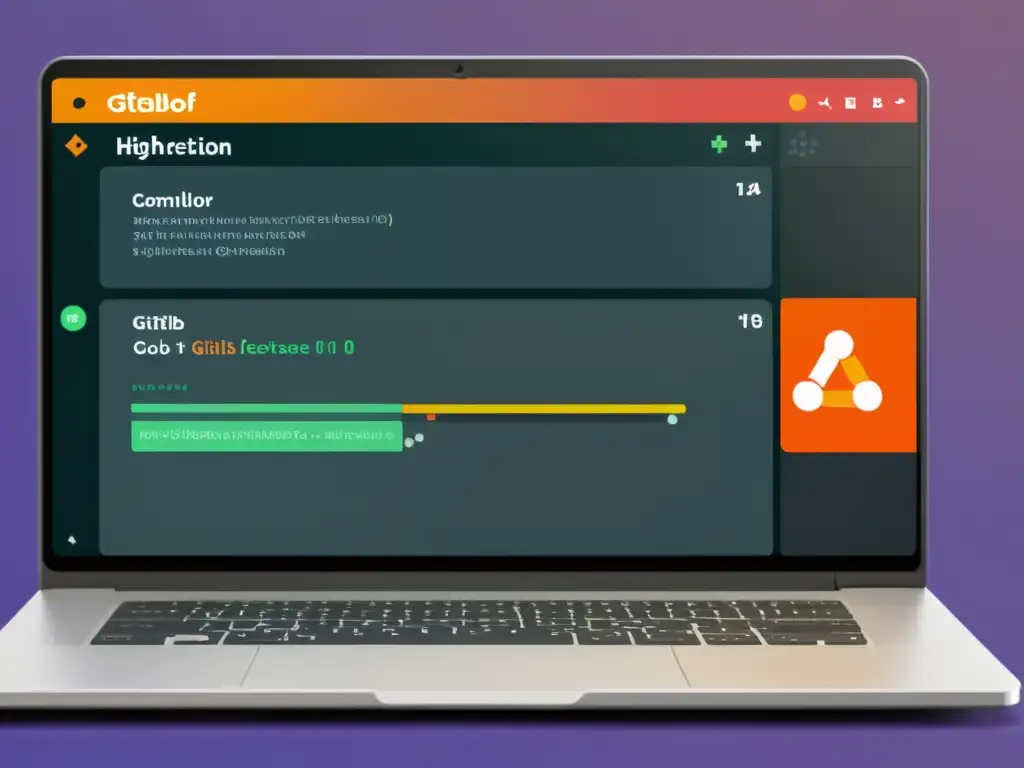 Una comparativa visual impactante entre GitLab y GitHub, destacando sus diferencias y funcionalidades