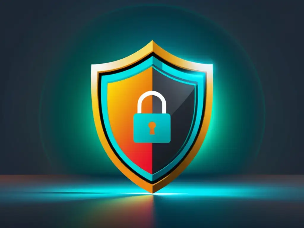 Docker seguro: Protección digital y ciberseguridad avanzada Contenedor Docker seguro y moderno protegido por escudo digital