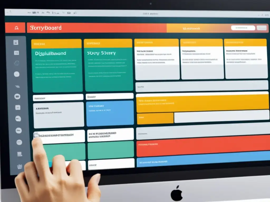 Creación de storyboard digital en software de código abierto, interfaz moderna y amigable para profesionales y educadores