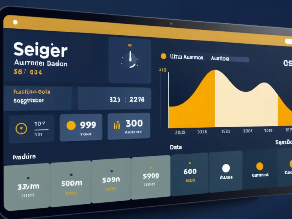 Un dashboard futurista de marketing con personalización en escala mediante software de código abierto