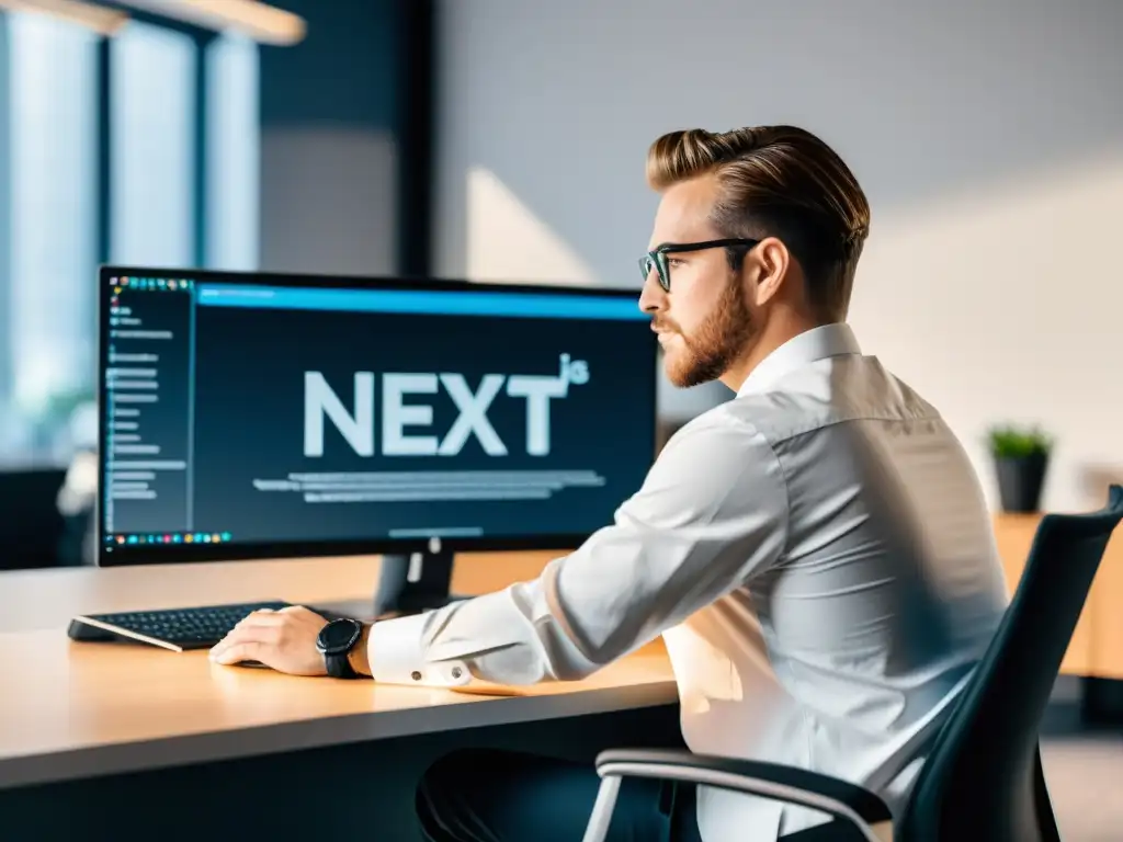 Un desarrollador crea aplicaciones web universales con Next