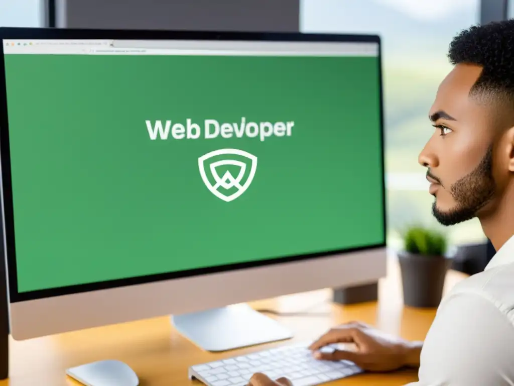 Desarrollador web en Aptana Studio: ambiente profesional y moderno Un desarrollador web trabaja en Aptana Studio, utilizando funciones avanzadas como depuración, control de versiones y vista previa en vivo
