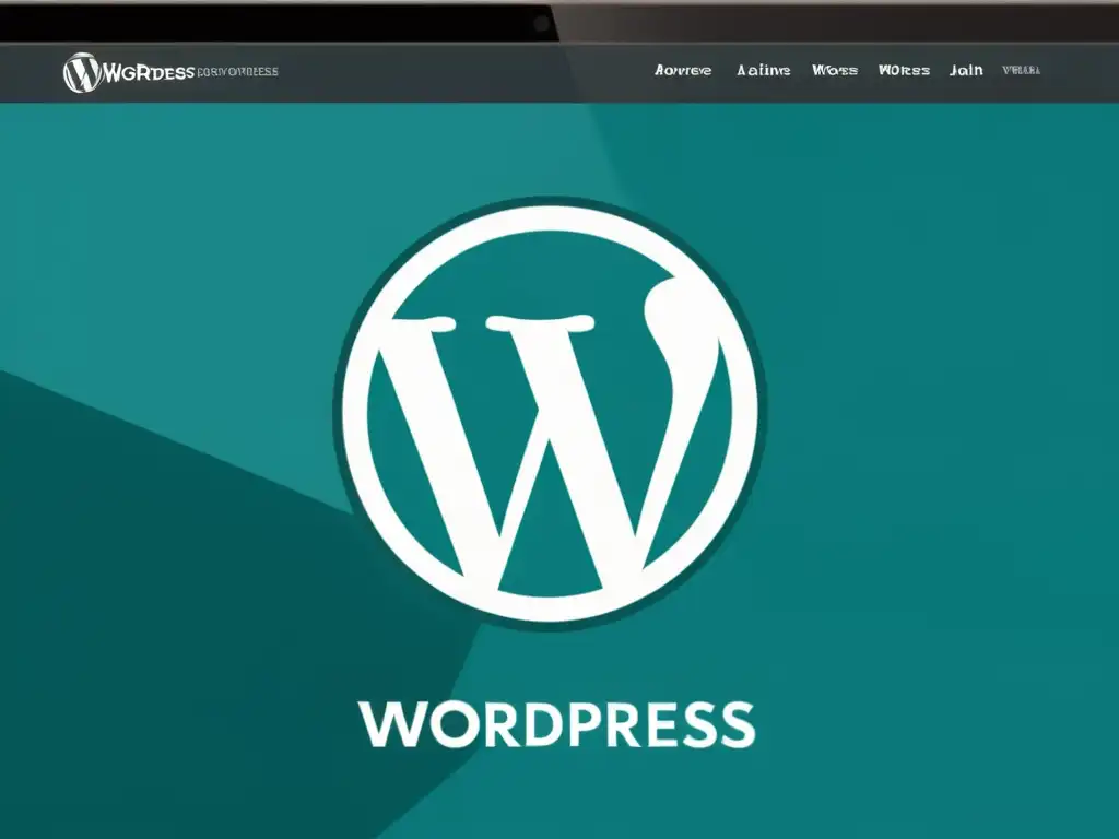 Desarrollo web con WordPress de código abierto: Sitio web moderno, minimalista y vibrante que destaca la innovación y la profesionalidad