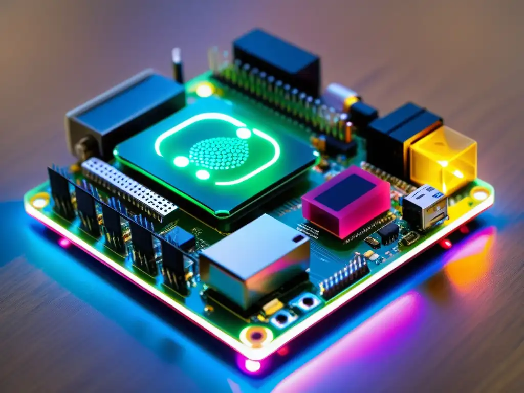 Un despliegue futurista de IoT con Raspberry Pi y Arduino, resaltando su versatilidad