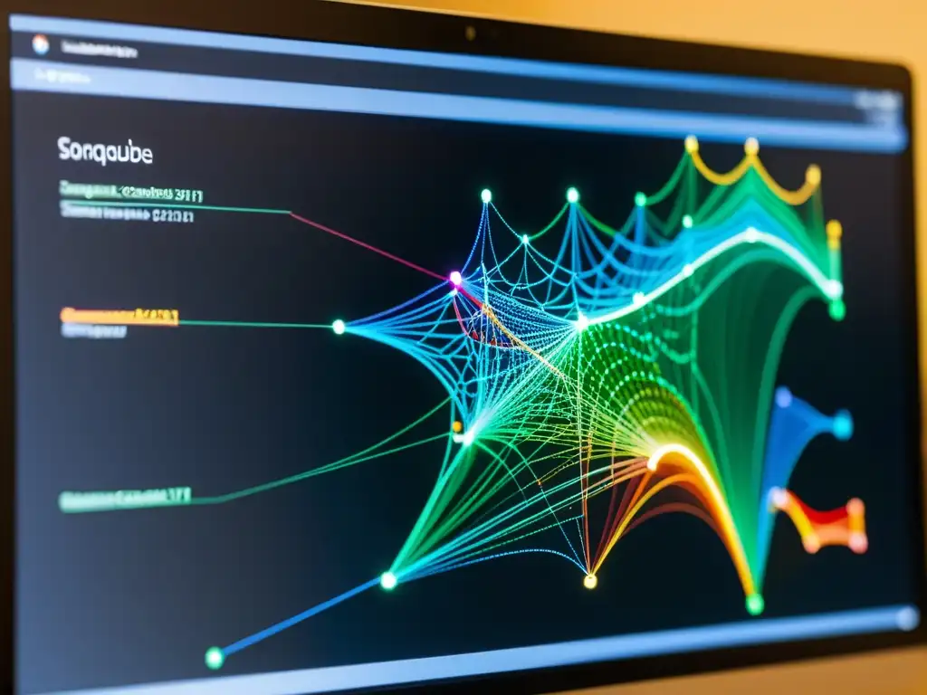 Detallada visualización de análisis estático código abierto proyectos en SonarQube