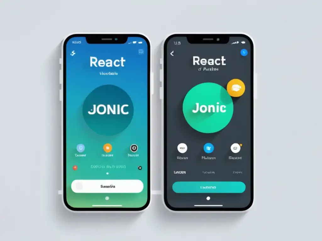 Comparación detallada de interfaces de usuario de aplicaciones móviles híbridas: Ionic, React Native y Flutter