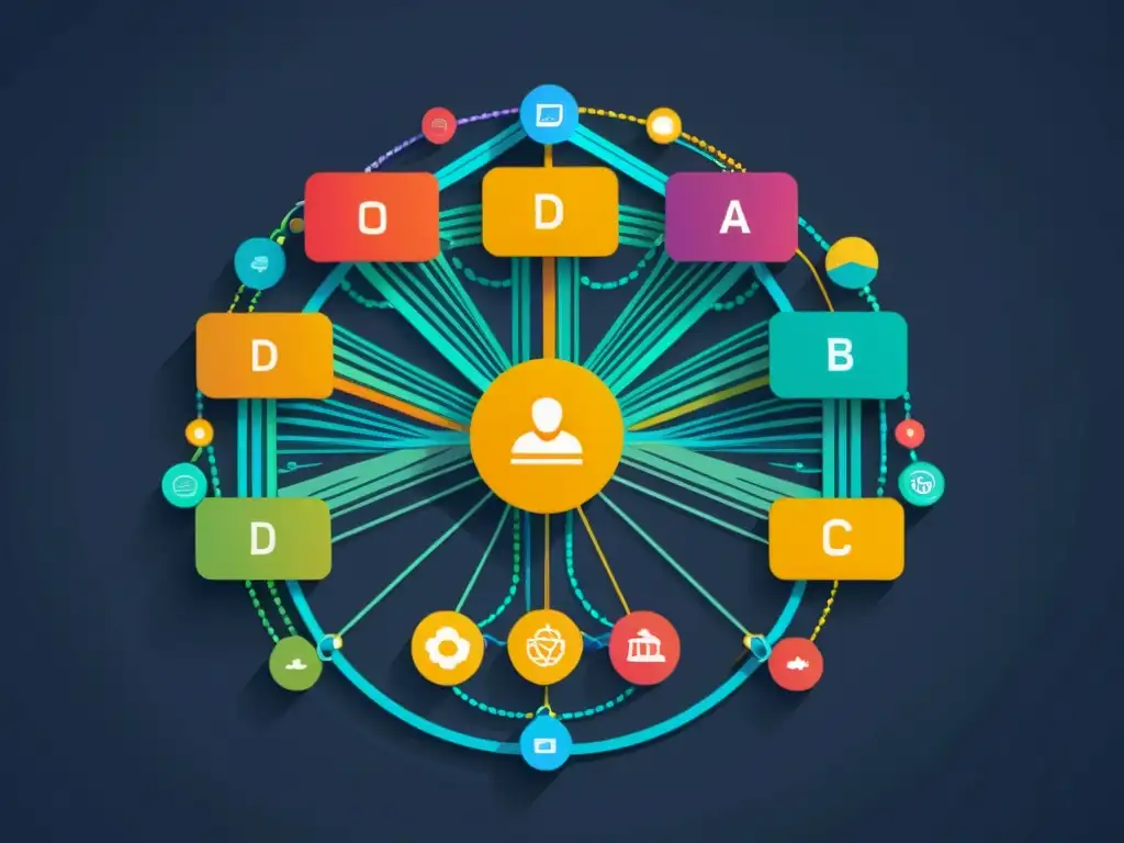 Detalle de ilustración de sistema de base de datos multihilo, mostrando técnicas efectivas para manejo concurrency en bases de datos de código abierto