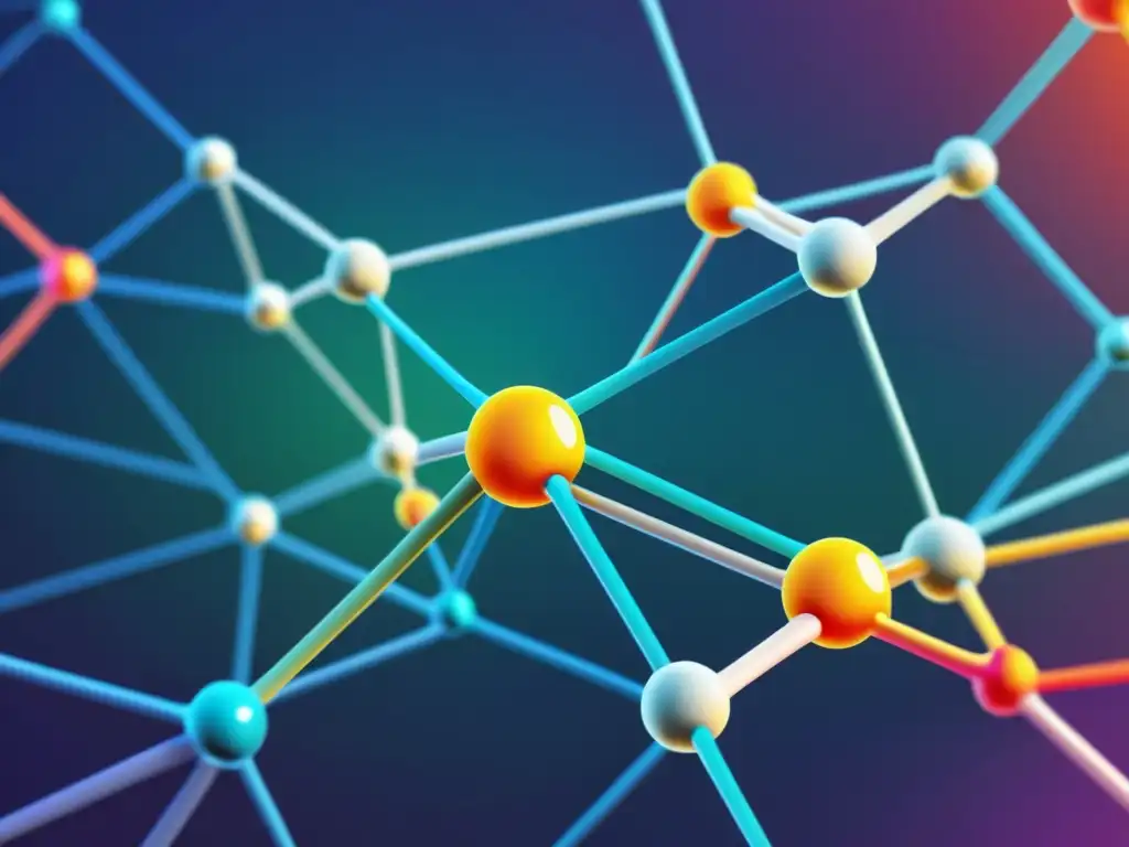 Ilustración digital de redes neuronales interconectadas con colores vibrantes y detalles intrincados, representando la fluidez de datos entre diferentes frameworks de IA