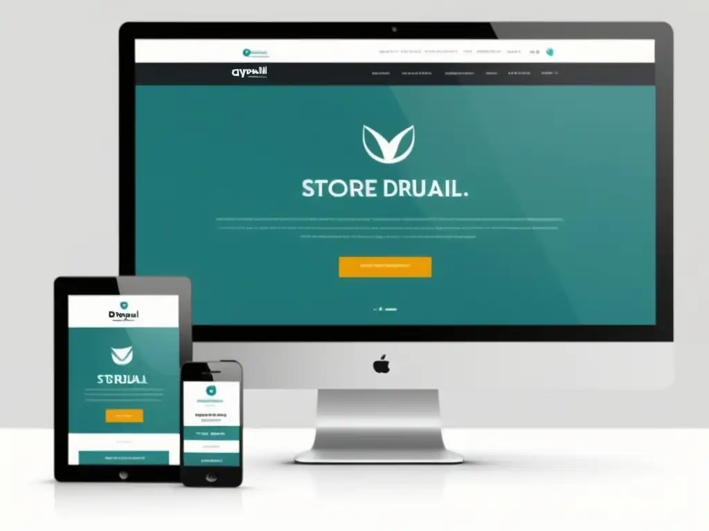 Un diseño de tienda online con Drupal Commerce, elegante y moderno, listo para construir una tienda online con Drupal Commerce