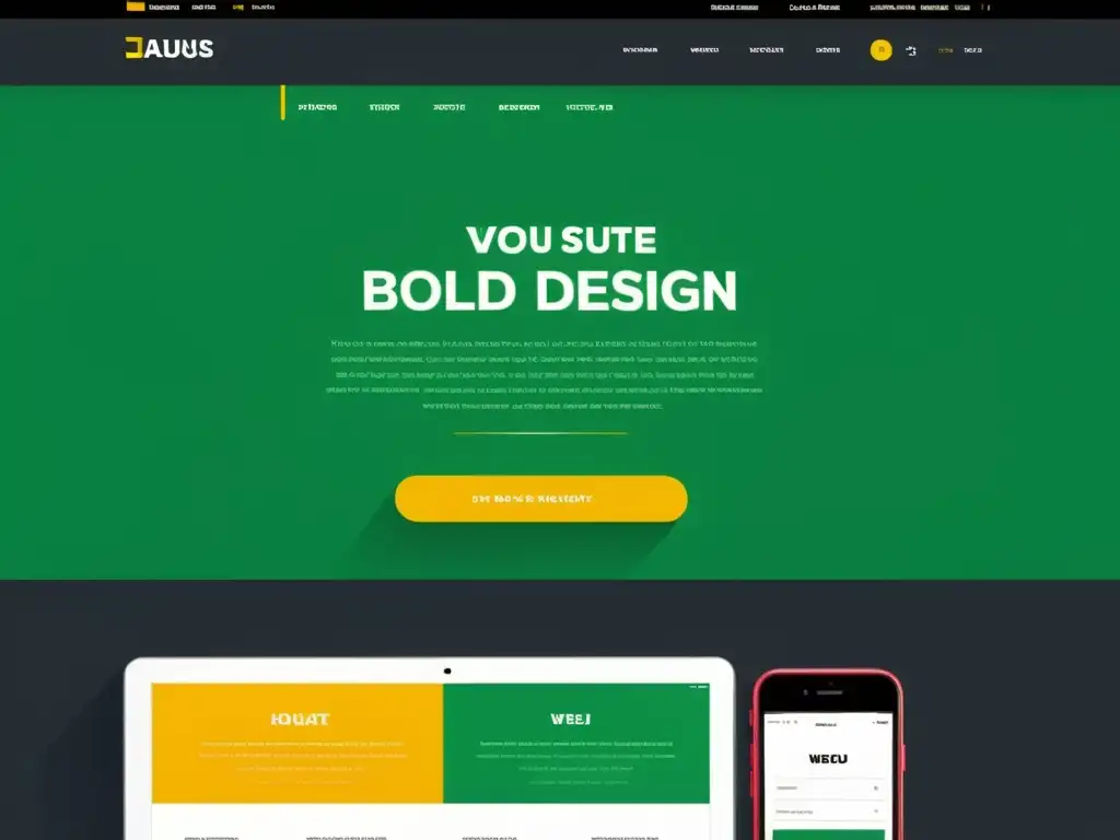 Un diseño web dinámico y moderno creado con Stylus lenguaje hojas estilo web, destacando su impacto y versatilidad en la experiencia del usuario