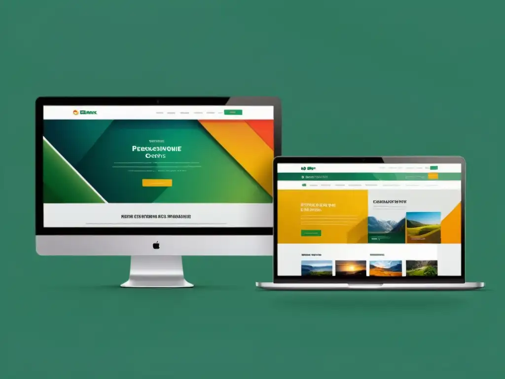 Un diseño web moderno y adaptable en varios dispositivos, exhibiendo su diseño responsive en CMS de código abierto