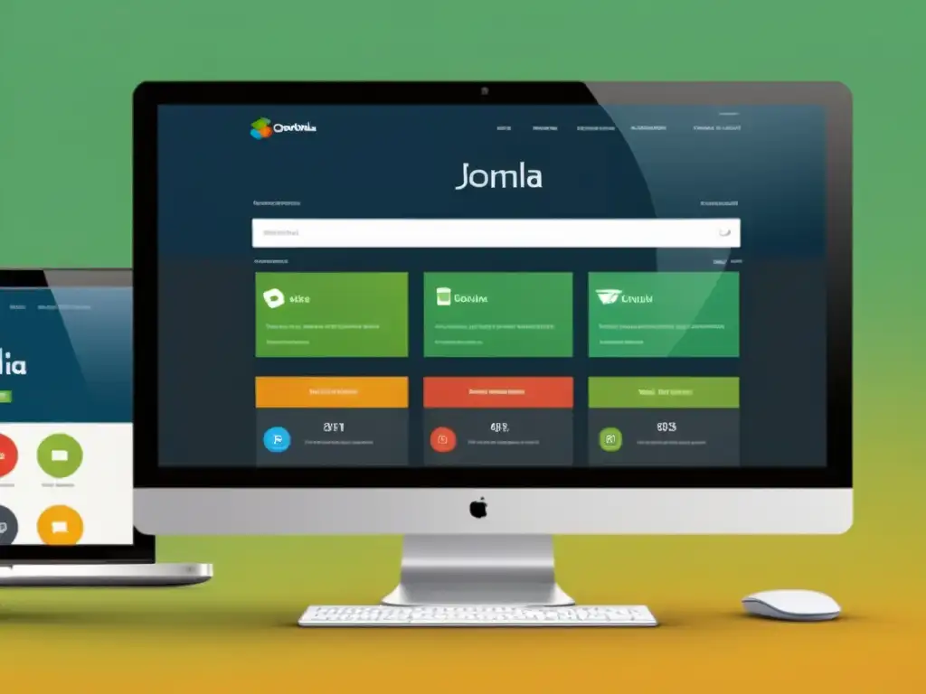 Comparación entre diseños web de Joomla, WordPress y Drupal resaltando el éxito de Joomla en sitios web