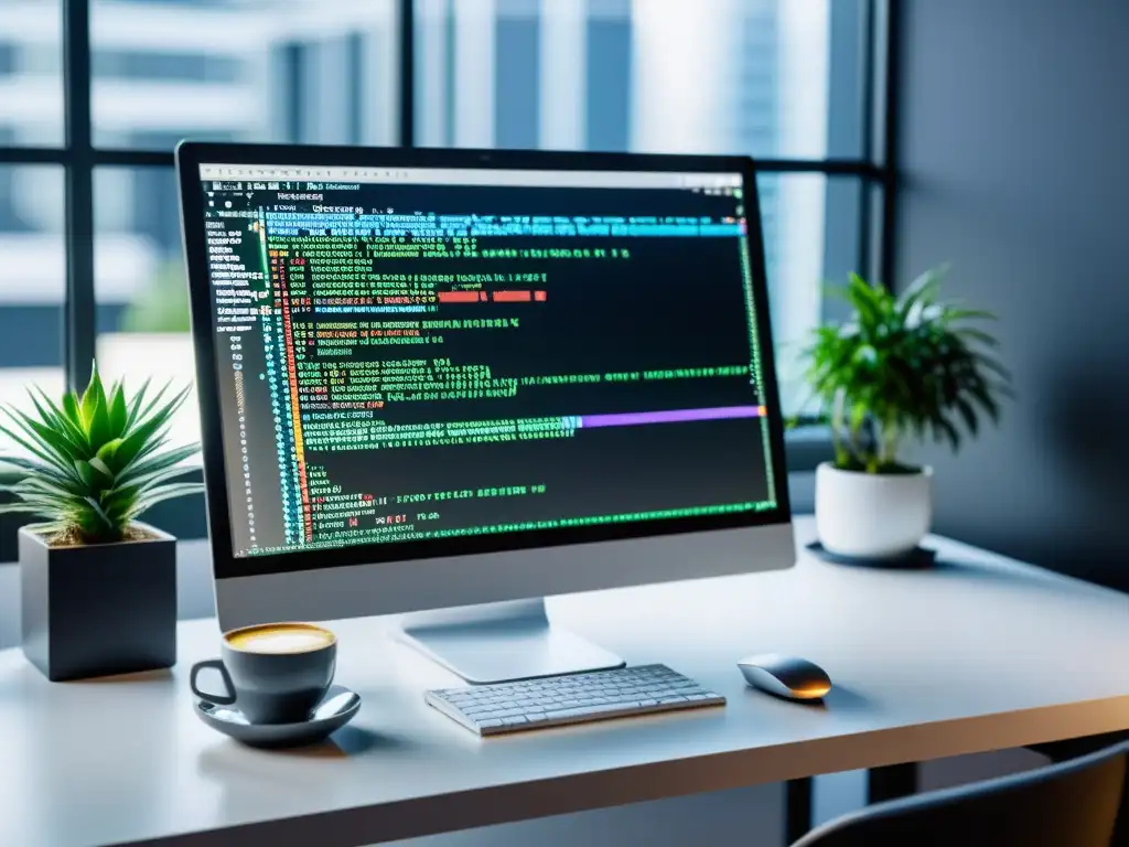 Edición de código en un entorno de desarrollo moderno