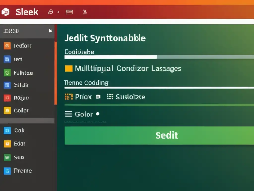 Editor de texto open source multilingüe con interfaz moderna y personalizable, resaltado de sintaxis vibrante en múltiples lenguajes