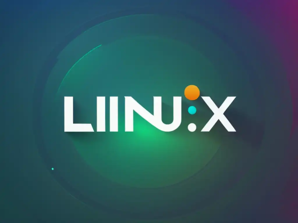 Un entorno de escritorio Linux minimalista y futurista, con el Sistema de inicio Systemd en Linux gestionando aplicaciones eficientemente