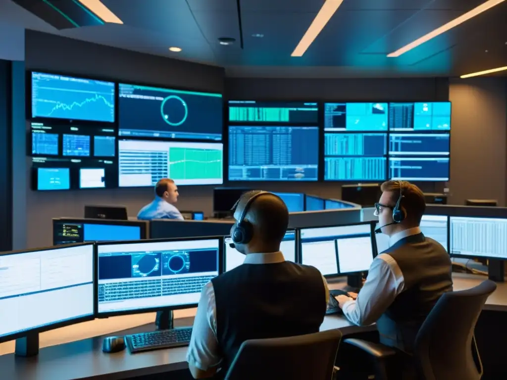 Equipo de ciberseguridad en centro de operaciones con herramientas open source