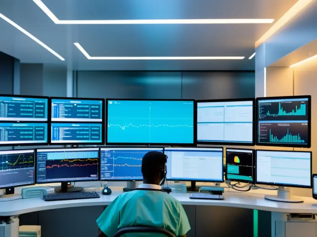 Equipo médico de alta tecnología y soluciones de IA de código abierto para monitoreo en tiempo real en una moderna unidad de cuidados intensivos