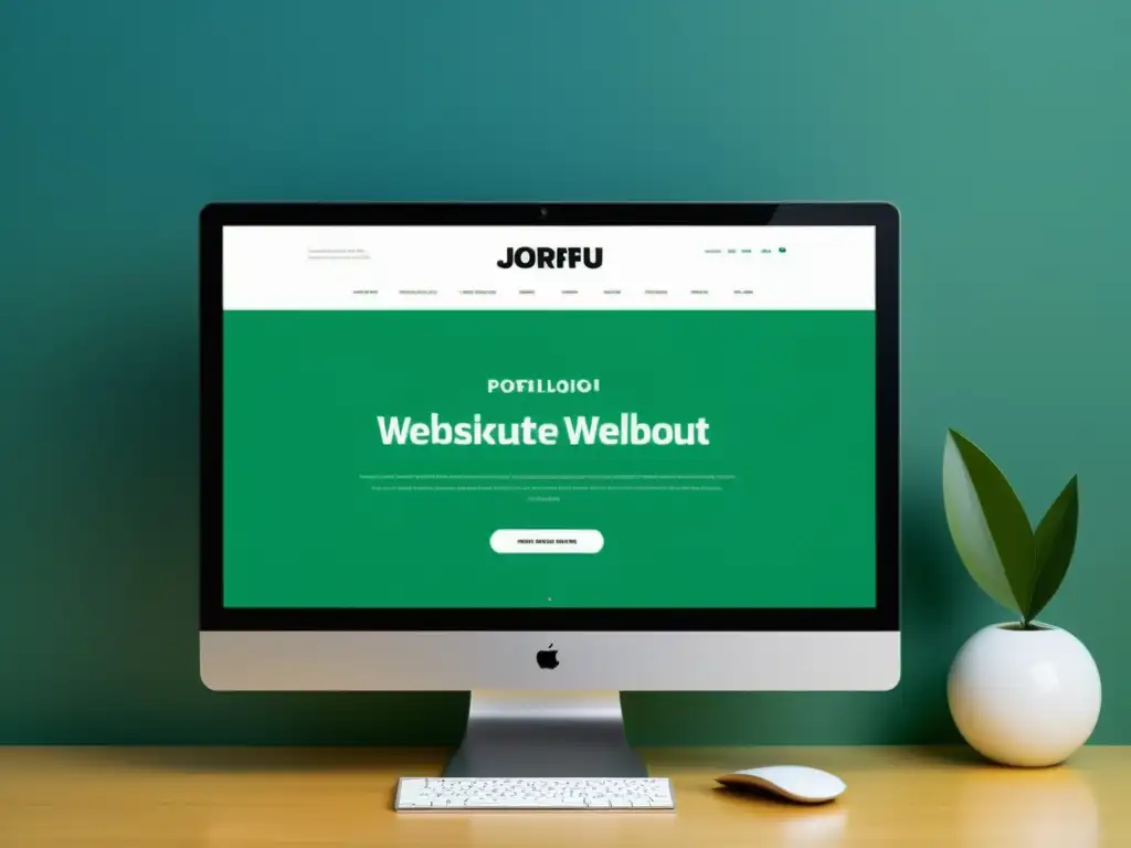 Captura la esencia de construir un portfolio online con Joomla: diseño minimalista, fotografía profesional y elementos modernos