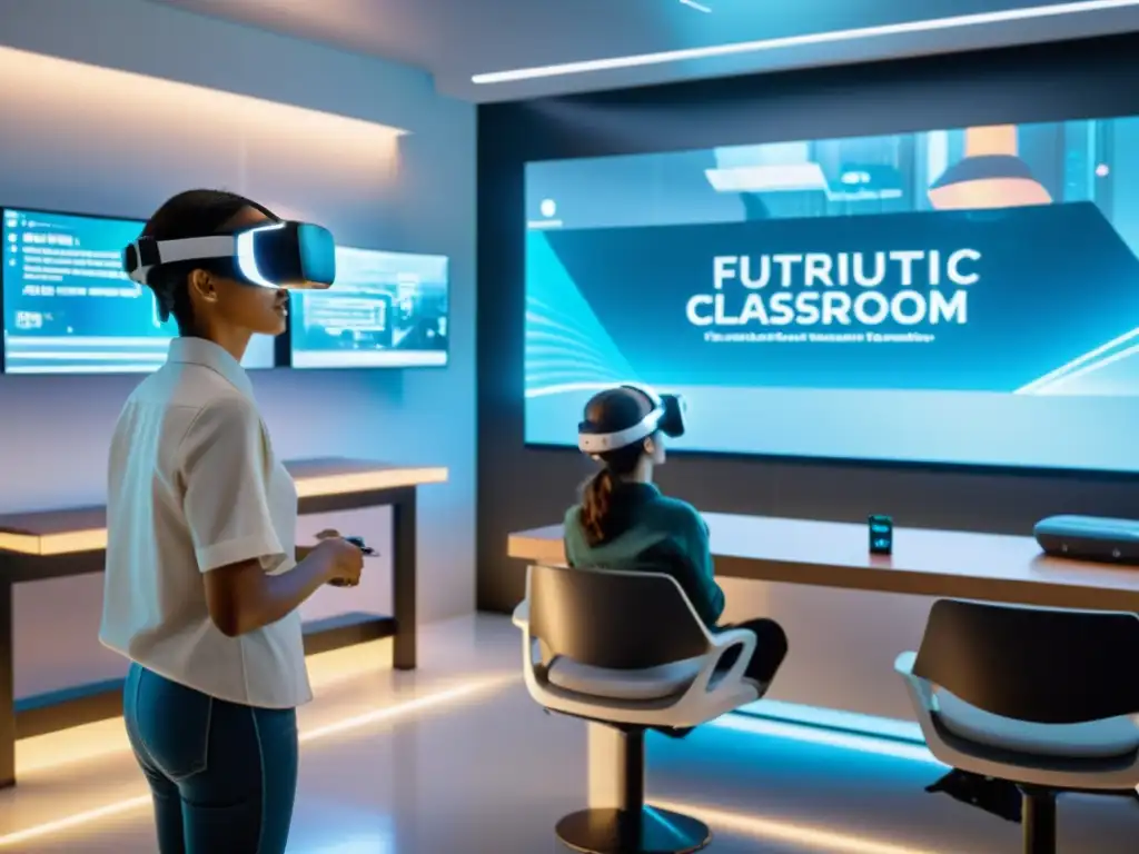 Espacio de aprendizaje innovador con realidad virtual, proyecciones holográficas y enseñanza de programación