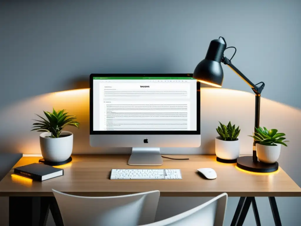 Workspace minimalista con Brackets: sofisticación creativa Espacio de trabajo minimalista con el editor de texto Brackets para diseñadores web, creando una atmósfera profesional y creativa