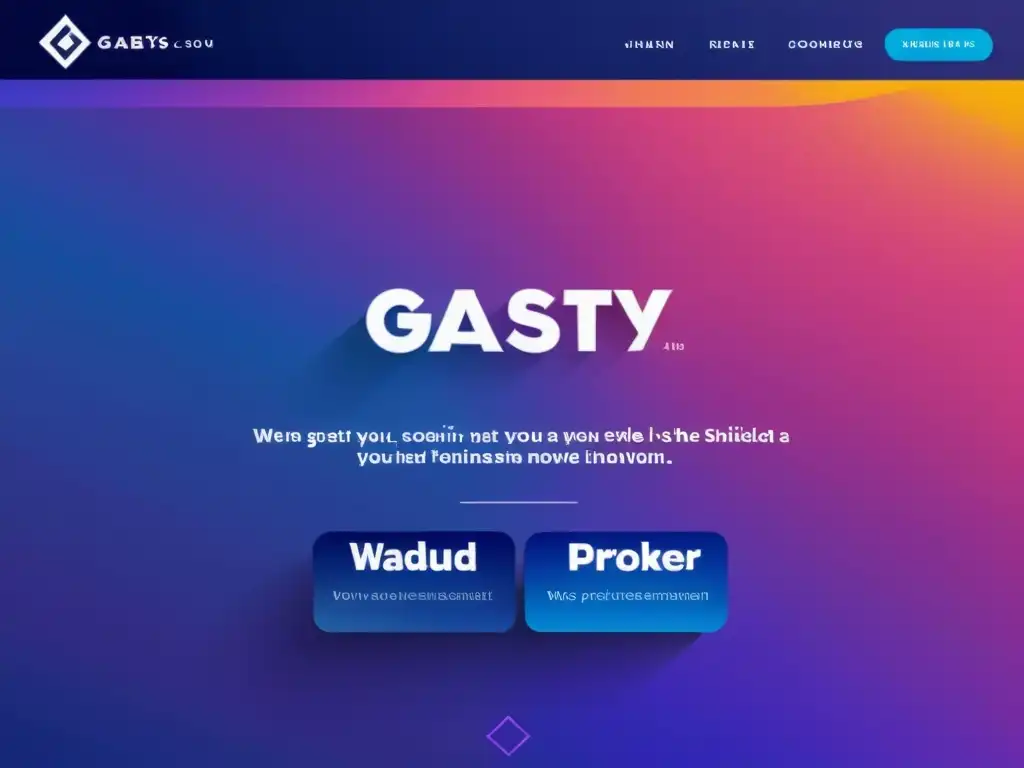 Esquema de sitio web moderno con el logo de Gatsby