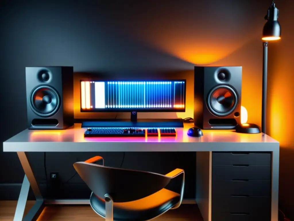 Estudio doméstico profesional con Ardour: minimalista y sofisticado Estudio en casa con configuración y uso de Ardour