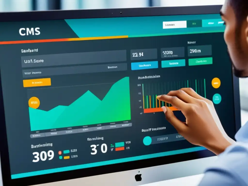 Un experto utiliza una interfaz moderna y vibrante para actualizaciones continuas CMS Open Source