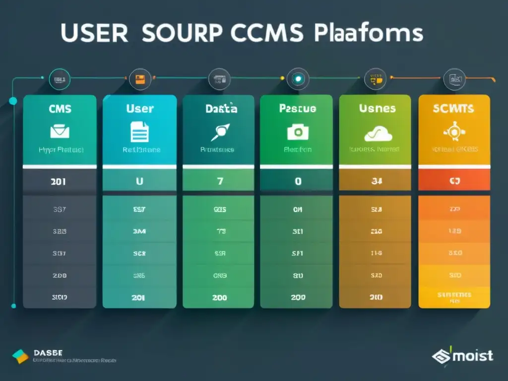 Comparación futurista de interfaces de CMS de código abierto