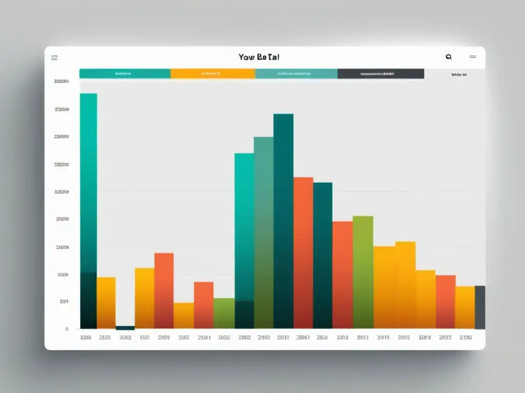 Gráfico de barras dinámico y profesional mostrando visualización de datos con D3