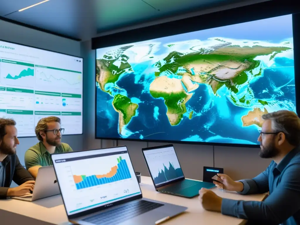 Un grupo de activistas ambientales utiliza herramientas de software de código abierto para analizar datos climáticos y colaborar en estrategias para combatir el cambio climático