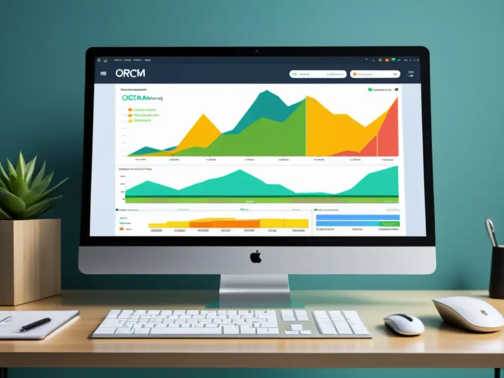 Una imagen de alta resolución que muestra la integración perfecta de OroCRM con plataformas populares de automatización de marketing, con gráficos dinámicos y vibrantes que destacan las capacidades de marketing multicanal en acción