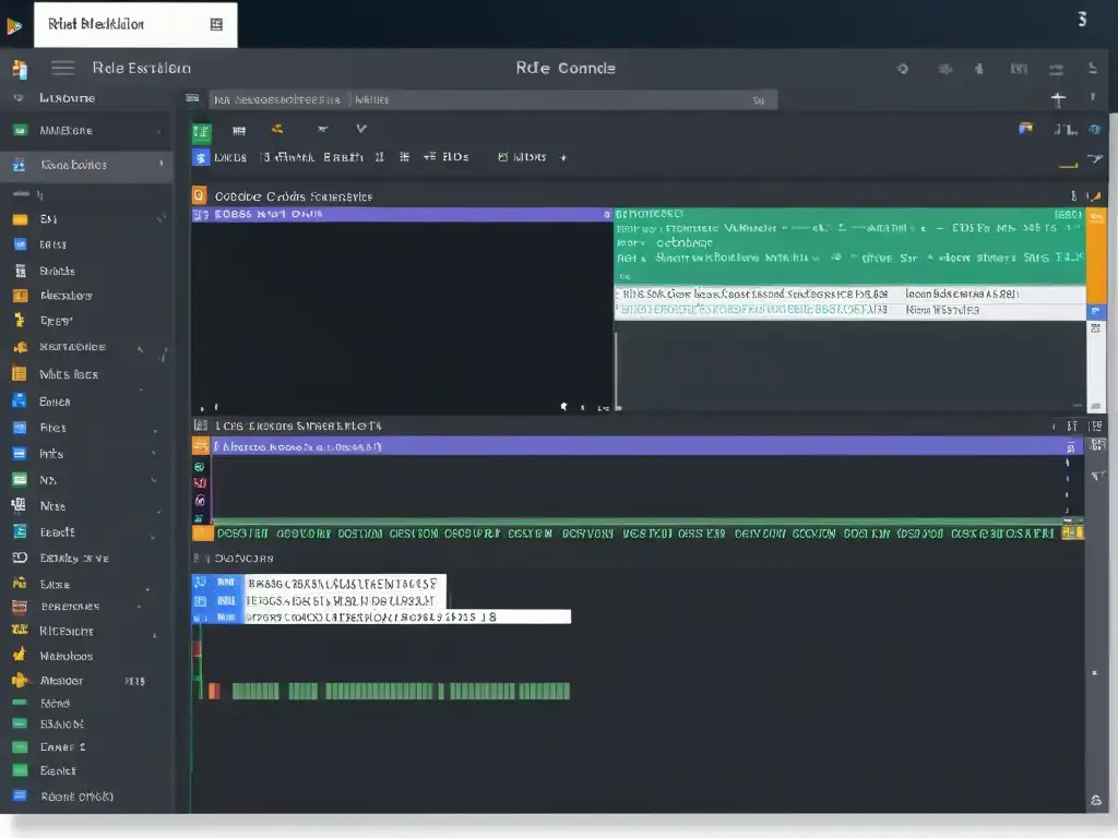 Una imagen de alta resolución del sofisticado interfaz IDE Rider de JetBrains