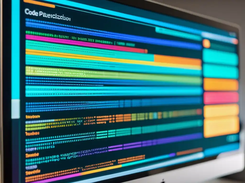 Imagen detallada de código de prueba en pantalla, rodeado de herramientas de testing en software open source