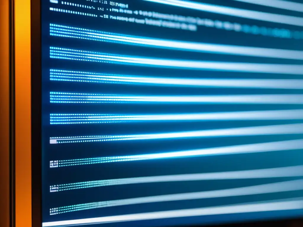 Imagen detallada de código seguro en un entorno virtual