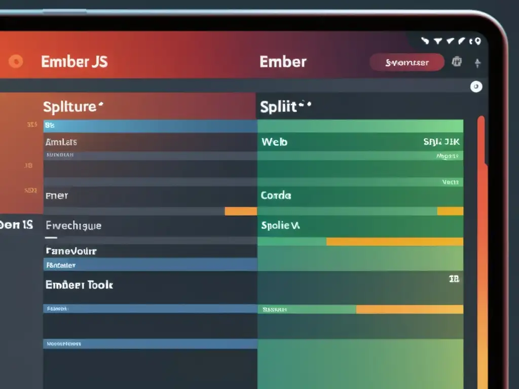 Una imagen 8k detallada muestra una comparación de Ember