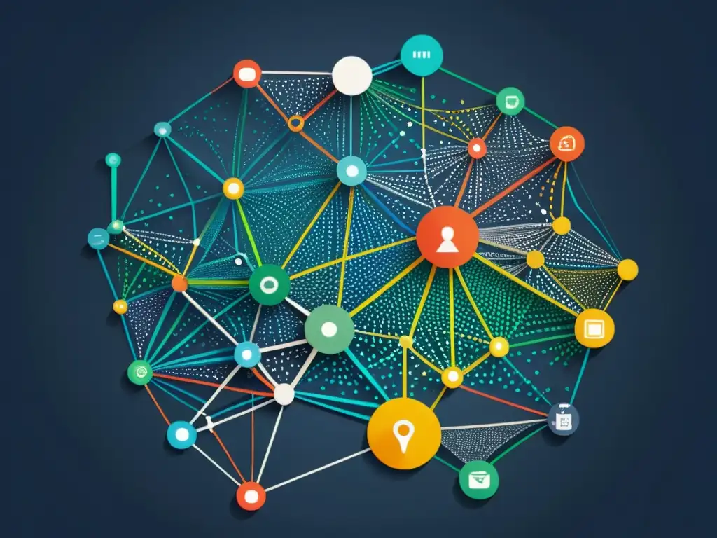 Imagen detallada que muestra la compleja interoperabilidad entre sistemas operativos móviles