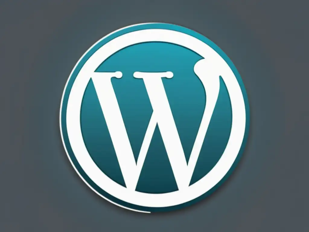 Imagen detallada de la evolución del logotipo de WordPress, reflejando su transformación a plataforma líder en creación web