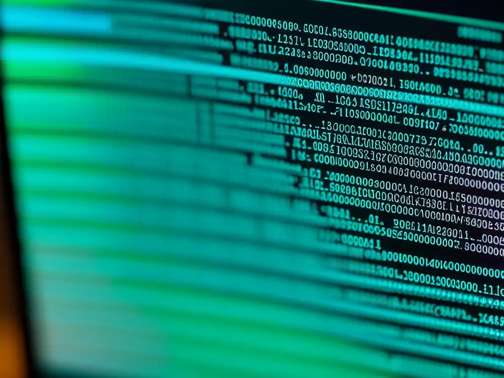 Una imagen detallada de un monitor con código abierto superpuesto con documentos legales, transmitiendo la legalidad en el negocio código abierto